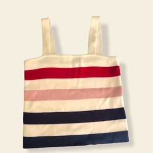 Moon & Madison knit striped sweater tank